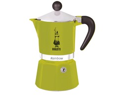 Moka puodas BIALETTI Rainbow Espresso Aparatas (Netaikomas, žalias spalva)
