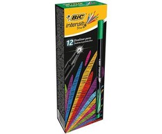 Bic Rašiklis Fineliners Intensity Fine, žalias, pakuotėje 12 vnt. 449190