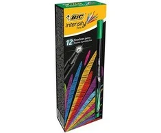 Bic Rašiklis Fineliners Intensity Fine, žalias, pakuotėje 12 vnt. 449190