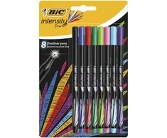 Bic Rašiklių rinkinys FineLiners Intensity Fine 0,4 mm, 8 spalvų rinkinys 449268