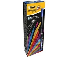 Bic Rašiklis Fineliners Intensity Fine, mėlynas, pakuotėje 12 vnt. 449213