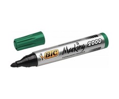 Bic Permanentinis žymeklis Eco 2000 2-5 mm, žalias, pakuotėje 12 vnt. 000026