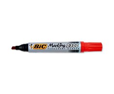 Bic Permanentinis žymeklis Eco 2300 4-5 mm, raudonas, pakuotėje 12 vnt. 300034