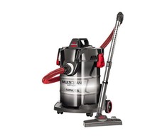 Bissell Dulkių siurblys MultiClean Wet &amp; Dry Drum Su vandens filtravimo sistema, Drėgnas siurbimas, Galia 1500 W, Dulkių talpa 23 L, Juodas/Nerūdijantis plienas