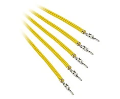 BitFenix Alchemy 2.0 PSU Cable, 5x 40cm – geltonos spalvos