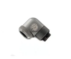 Bitspower Multi-Link Adapteris Connection 90 Degrees G1/4 Inch AG to 12mm OD Hardtube – Rotatable, Pilkas