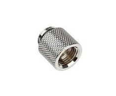 Bitspower adapteris G1/4 colio kištukas į G1/4 colio kištuką – 15 mm, blizgiai juodas