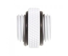 Bitspower Adapteris tiesus G1/4 col. AG į G1/4 col. AG – baltas