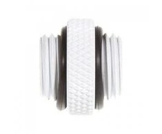 Bitspower Adapteris tiesus G1/4 col. AG į G1/4 col. AG – baltas