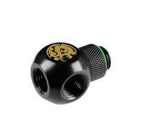 Bitspower Adapteris Q-Splitter G1/4 Inch AG to 3x G1/4 Inch IG – matt juodas