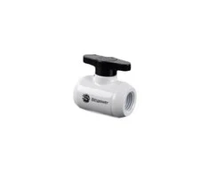 Bitspower Ball Valve 2x Female G1/4 Inch, Juodas Handle – Baltas