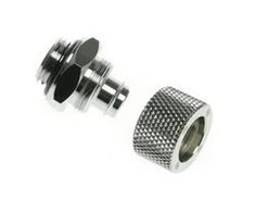 Bitspower tiesus G1/4 colio AG ant 11/8 mm kištuko kištukas – blizgus sidabras