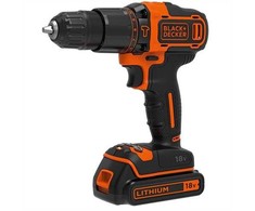 Smūginis suktuvas gręžtuvas Black &amp; Decker BDCHD18-QW, 18V, 1x1,5Ah, 40Nm