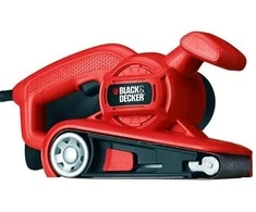 Juodas + DECKER DIRŽINIS ŠLIUOTUVAS 720 W 75 x 457 mm KA86