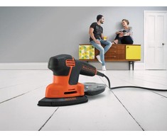 Black &amp; Decker Juodas &amp; Decker Ekscentrinis šlifuoklis su 125 FI 340W AC Bosch GEX 125