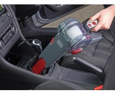 Black &amp; Decker Juodas + DECKER DULKIŲ SIurblys 12V PV1200AV