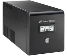 POWERWALK VI 1000 LCD Power Walker UPS Line-Interactive 1000VA 2x SCHUKO, 2x IEC, RJ11/RJ45, USB, LCD
