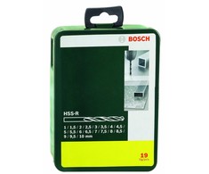 Grąžtas Bosch 19 dalių HSS-R grąžtų komplektas