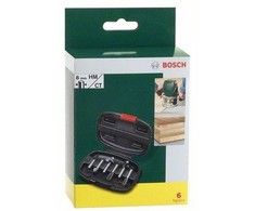 Bosch 6 dalių frezų komplektas, 8mm kotu