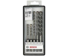 Grąžtas Grąžtų komplektas betonui Bosch SDS-plus-5; 5,5/6/7/8/10 mm; 5 vnt.
