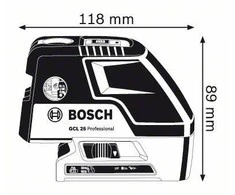 Lazerinis nivelyras Bosch GCL 25