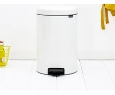 Šiukšlių dėžė su pedalu Brabantia NewIcon, 20 l, Balta