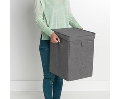 Brabantia Kraunamas skalbinių krepšys 35L - Pepper Juodas