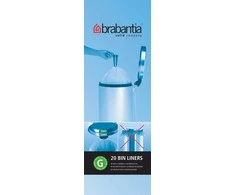 Brabantia PerfectFit Bin Liner Type G 25-30 L, 20 Maišeliai