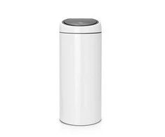 Brabantia Touch Bin Nauja, balta, 30 L