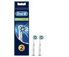 Dantų šepetėlis Oral-B CrossAction 80248026 dantų šepetėlio galvutė 2 vnt Mėlyna, Balta