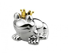 Zilverstad Savings Box Frog King sidabrinė, atspari nešvarumui 6144261