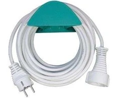 Brennenstuhl ilgiklis CEE 7/7 , CEE 7/4 (Schuko), 10m , Baltas1168460 / DEL-118K