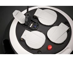 Ilgintuvas su rite BRENNENSTUHL COMFORT, 3 vietų, 2 USB, 3 m