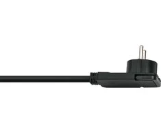 Ilgiklis BRENNENSTUHL Comfort-Line Plus, 4 lizdai, 2 m, + J plokš. kišt., 3G1,5, juodas