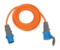Triton Brennenstuhl 1167650610 10 m maitinimo juosta 2 x tinklo lizdas Lauko oranžinė