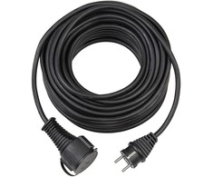 Brennenstuhl 1169900 - 25 m - 1 AC outlet(s) - IP44 - Juodas - Juodas