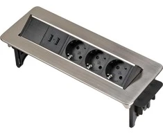 Brennenstuhl Indesk maitinimo šaltinis, 3 jungčių + 2 USB jungtys