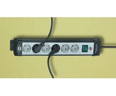 Brennenstuhl Premium-Line prailgintuvas H05VV-F 3G1.5, 8 - 3 m - Juodas, light pilka 1951580100 / GT-660
