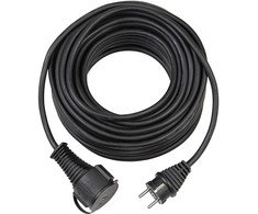 Brennenstuhl ilgiklis CEE 7/7, CEE 7/4 (Schuko), IP 44, 10m , Juodas1161450 / DEL-118R