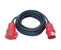Brennenstuhl IP44 prailginimo kabelis 25 m juodas H07RN-F 5G2.5 (1167720)