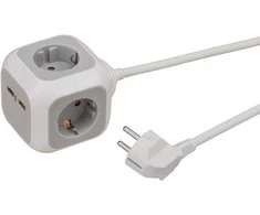 Brennenstuhl Brennen ALEA-Power Ilgiklis, 4 CEE lizdai, 2 USB-įkrovimo lizdai 1,4m / GT-673