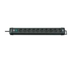 Brennenstuhl Power Strip Premium 10-way - juodos spalvos