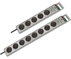 Brennenstuhl 5xCEE 7/4, 1xCEE 7/7, 2,5m, sidabrinis 1153340315 / GT-638