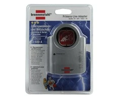 Brennenstuhl Primera Line apsauga nuo iškrovos, 16A / 3680W, sidabrinis / juodas 1506950 / GT-448