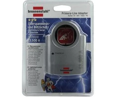 Brennenstuhl Primera Line apsauga nuo iškrovos, 16A / 3680W, sidabrinis / juodas 1506950 / GT-448