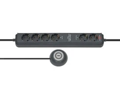 Brennenstuhl Eco-Line prailgintuvas / kojinis jungtukas 6 x CEE 7/4, 1xCEE 7/7, 1.5m, antracito1159560516 / GT-359