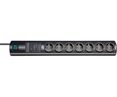 Brennenstuhl ÜSS Primera-Tec 7x: 2+5, juoda, 2m