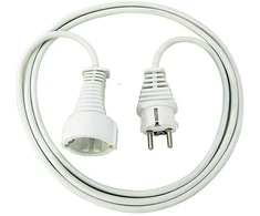 Brennenstuhl ilgiklis CEE 7/7, CEE 7/4 (Schuko), 5m baltas1168440 / DEL-118I