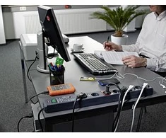 Brennenstuhl Secure-Tec, Ilgintuvas 6xCEE 7/4 lizdai, 1xCEE 7/7 jungtis, su jungtuku, viršįtampių apsauga, 3m kabelis, apsauga nuo augintinių, juodas 1159490966 / GT-438