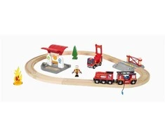 BRIO RAILWAY gaisrininkų rinkinys, 33815000